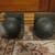 Antique 18th cent HEAVY 30lb each Iron Cannonball Book Ends Militaria 1 thumbnail