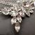 Juliana D&E Brooch Crystal 3 Spray 2 Stem Silver Pin Vintage Fashion 11 thumbnail