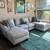 Beautiful Light Gray Modular Sectional Sofa - Comfortable & Spacious! 3 thumbnail
