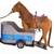 My Life As - Blue & Grey Horse Trailer W/ Fold Down Tailgate/Ramp 9 thumbnail