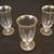 Antique gold rims glasses, crystal glasses and China sugar bowl 8 thumbnail