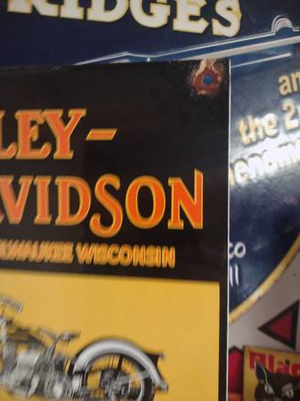 Vintage rare Harley-Davidson porcelain metal sign - $300 (Maryville)62926967492355123