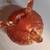 Vintage Orange Carnival Glass Bowl 3 thumbnail