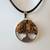 Astra – Tree of Life Tiger’s Eye Pendant, Adjustable Brown Rope Neckla 2 thumbnail