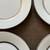 6 Noritake White with Platinum Trim Plates 6 3/8” 6 thumbnail