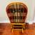Plaid Glider Rocking Chair with Ottoman 3 thumbnail
