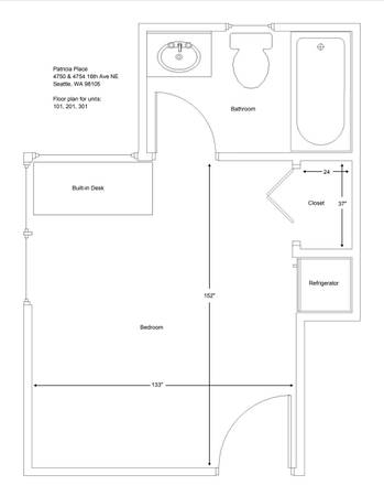 $1,050 / 1br - First Month FREE  -  Studio Rooms Available 2025-2026 School Year! (U District)63862289198465120