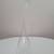 Vintage Mid Century Modern Clear Hand Blown Bent Glass Vase MCM 6 thumbnail