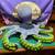 Crocheted Blue green Octopus LARGE plushie 7 thumbnail