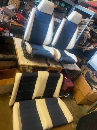 BMW e30 325i/ 318i IS & I used Cloth convertible Seats 1987-92 - 1