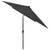 vidaXL - Garden Parasol Black Polyester 6.6 x 9.8 ft Foldable..! 3 thumbnail