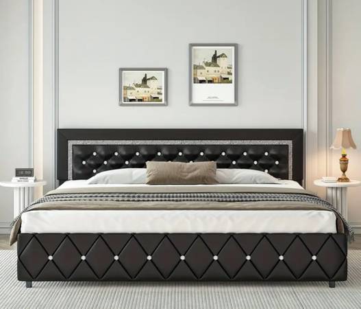 King size bed frame 1