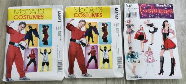 Sewing patterns costumes 1