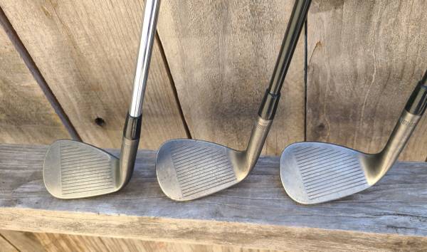 Titleist BV "SM7" 3-wedge set (GW 50º/8º, SW 54º/10º, and LW 58º/8º) - $145 (santa rosa)63471477382401122