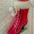 ICE SKATE GLASS CHRISTMAS ORNAMENT, PINK (11 AVAILABLE) 16 thumbnail