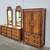 bedroom set bamboo style dresser w/2 mirrors and armoire [ A13] 3 thumbnail