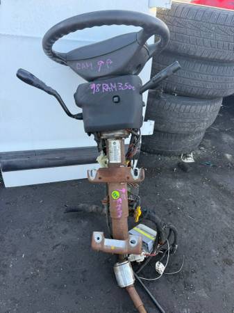 98 RAM VAN 3500 Steering Wheel Column 1