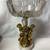 Vintage Crystal Glass Centre Piece With Gilt Metal Cherubs 1 thumbnail