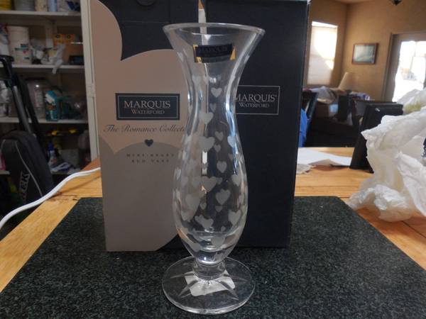 Crystal Bud Vases--Marquis Weatherford The Romance Collection 1