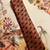 Orange Silk Halloween Tie with Black Bats Quality Costume Dress 1 thumbnail