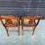 Matching Pair of Antique Tiger Maple Chairs with Cane Seats. 15 thumbnail
