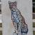 Mid Century Modern Fritz Rudolf  Hug LEOPARD Print 1 thumbnail