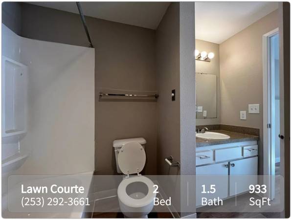 $1,945 / 2br - 933ft2 - Fluffy, Fido, and you! Our 2 Bed / 1.5 Bath is ready to move in. (Tacoma - West End)63659466207873121