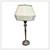 Vintage Pewter Finish Patina Table Lamp 1 thumbnail