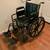 DELUXE DRIVE 18” WIDE WHEELCHAIR w/foot rests, heel supports 1 thumbnail
