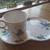 Royal Grafton Bone China Jacobean Violets Pattern Teacup & Snackplate 1 thumbnail