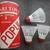 VINTAGE BADMINTON RACKETS + SHUTTLECOCKS - midcentury 4 thumbnail