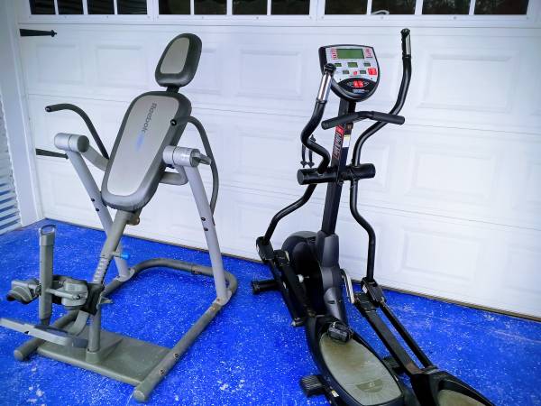 New Balance 9.0e Commercial Elliptical and Commercial Inversion Table 1
