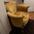 Stunning Antique Gilt Velvet Upholstered Armchair 5 thumbnail