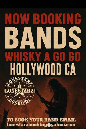BOOKING BANDS TO PLAY THE WHISKY A GO GO 1