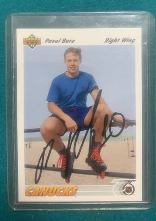 Autographed Vancouver Canuck Cards 1