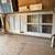 WOODEN DOOR TABLE, with Four Heavy Duty LEGS and a PLEXIGLASS TOP 6 thumbnail