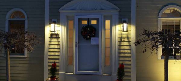 Front door w side lights 1