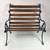 LITTLE MINIATURE BENCH  19” HIGH 19” WIDE 19” DEEP  MATERIAL: CAST IRO 7 thumbnail
