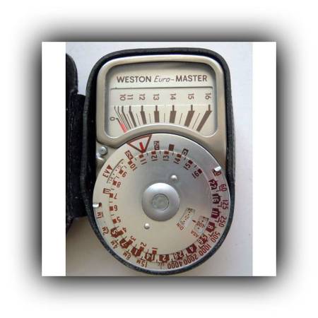 Vintage Analog Weston Euro-Master Exposure Meter + Case [Light Meter] 1