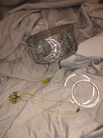 Gold and clear accessories 1