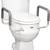 Carex 3.5 Inch Raised Toilet Seat with Arms - For Round Toilets (New) 2 thumbnail
