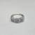 14K White Gold Cluster Past Present and Future Diamond Ring (0.84 CTW) 1 thumbnail