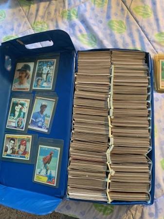 Baseball card collection. 700+ cards. 1