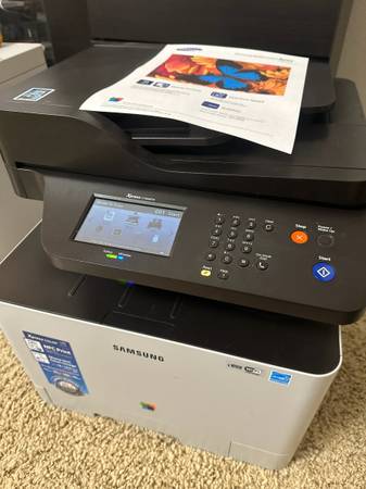 Color laser multifunction printer samsung xpress c1860fw touch 1