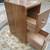 Oak Finish File Cabinet on Wheels 7 thumbnail