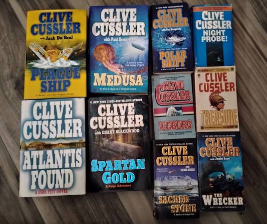 Clive Cussler novels. 1