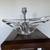 Mid Century Modern Large crystal sailboat lamp by Daum 8 thumbnail