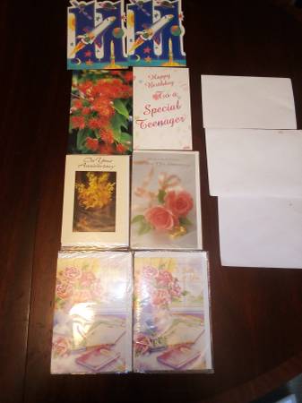 8 hallmark-style birthday/anniversary cards 1