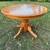 Vintage maple finish round pedestal dining table 1 thumbnail