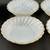 Vintage Anchor Hocking Gold Rimmed Milk Glass Berry Bowls - Set of 4 5 thumbnail